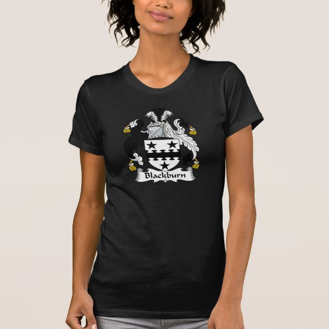 T-shirt Crête de famille de Blackburn (Devant)