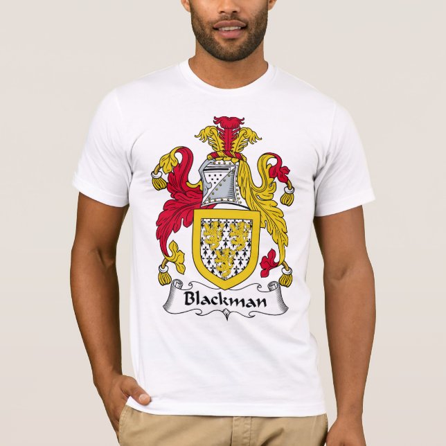T-shirt Crête de famille de Blackman (Devant)