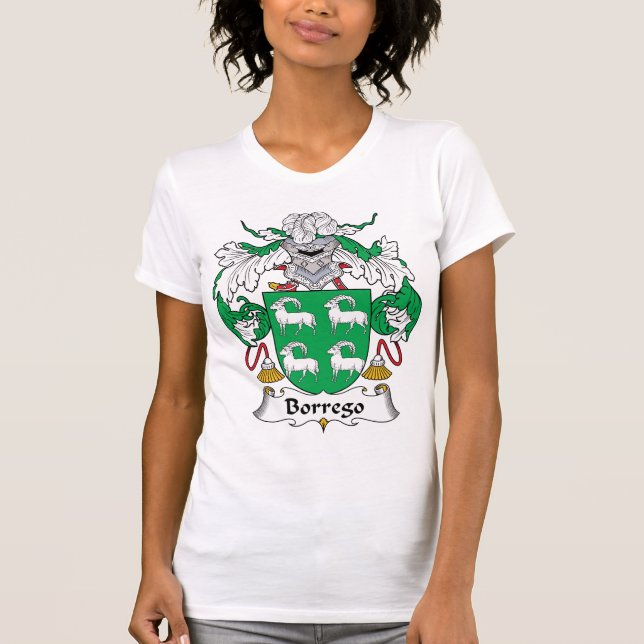 T-shirt Crête de famille de Borrego (Devant)