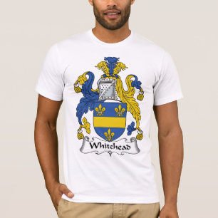 T-shirt Crête de famille de bouton blanc