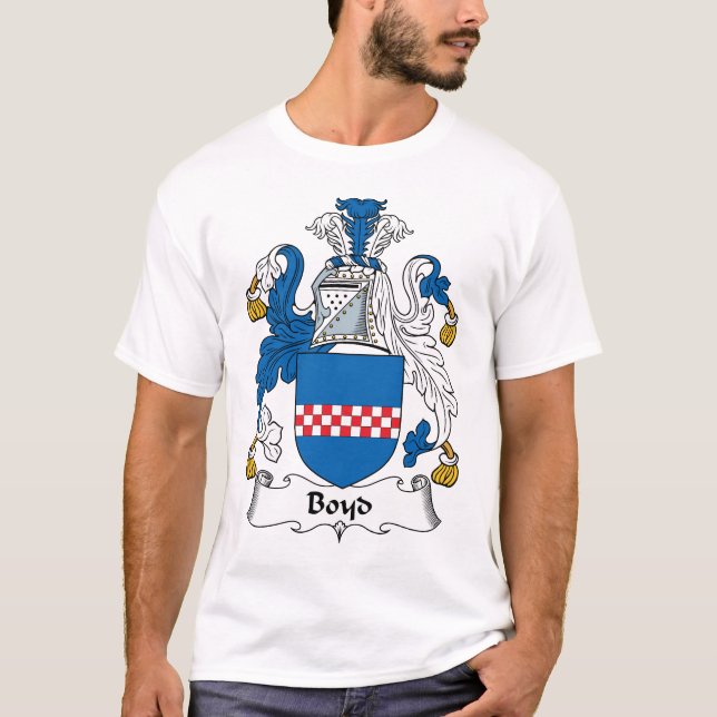T-shirt Crête de famille de Boyd (Devant)