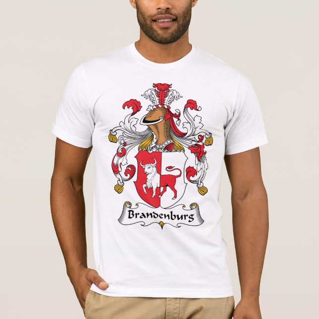 T-shirt Crête de famille de Brandebourg (Devant)
