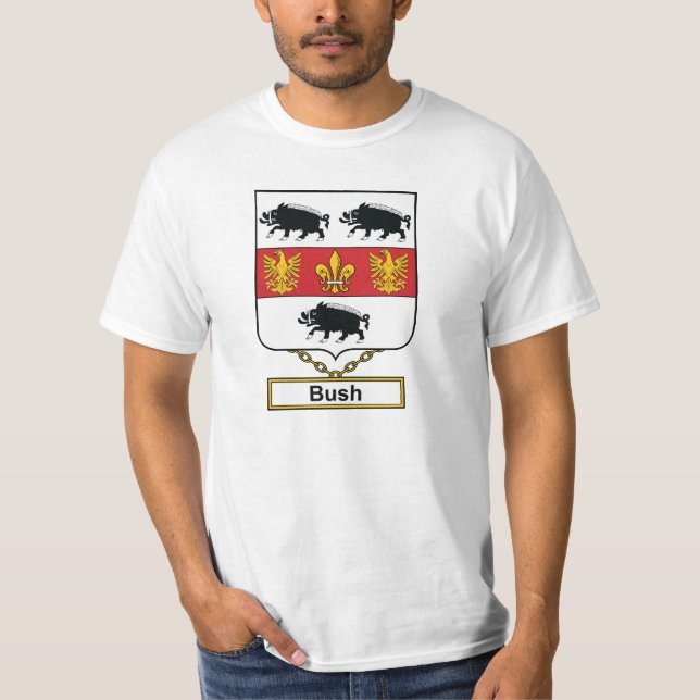 T-shirt Crête de famille de Bush (Devant)