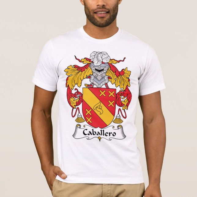 T-shirt Crête de famille de Caballero (Devant)