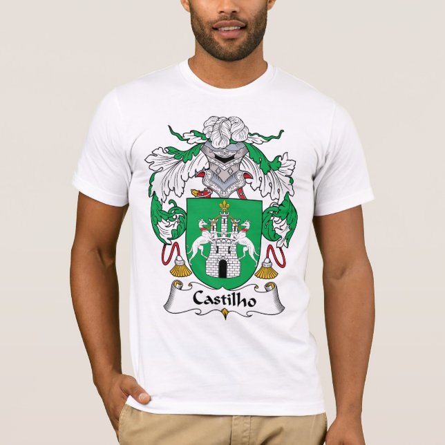 T-shirt Crête de famille de Castilho (Devant)