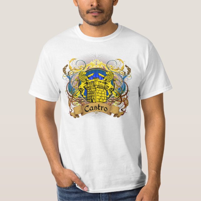 T-shirt Crête de famille de Castro (Devant)