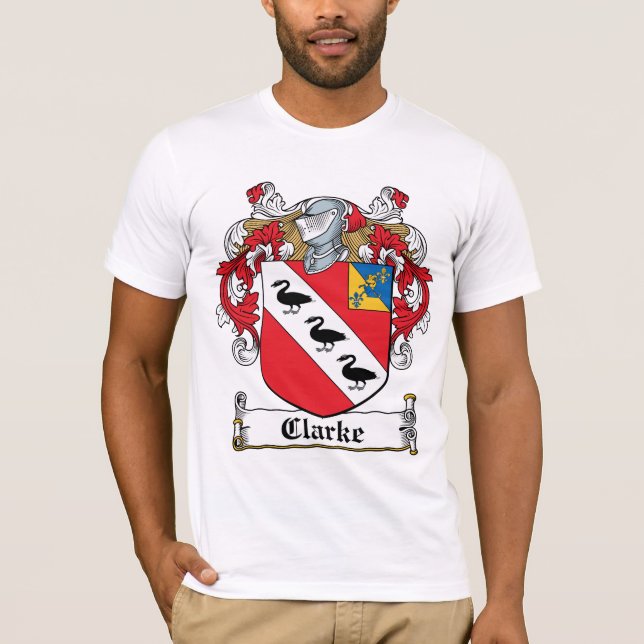 T-shirt Crête de famille de Clarke (Devant)