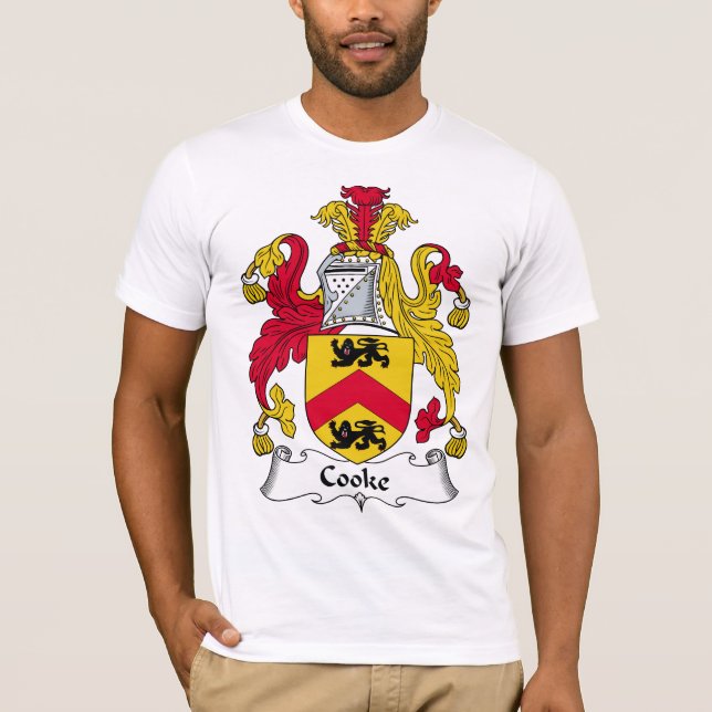 T-shirt Crête de famille de cuisinier (Devant)