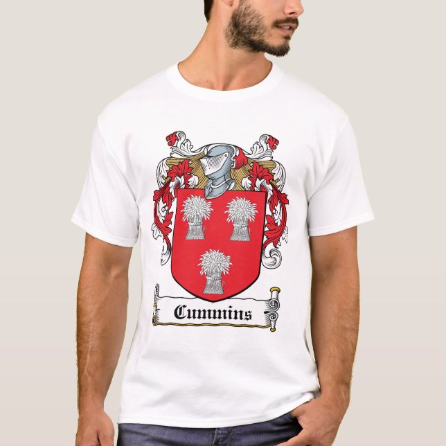 T-shirt Crête de famille de Cummins (Devant)