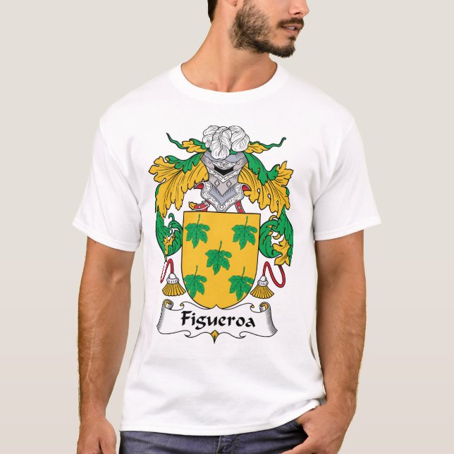 T-shirt Crête de famille de Figueroa (Devant)
