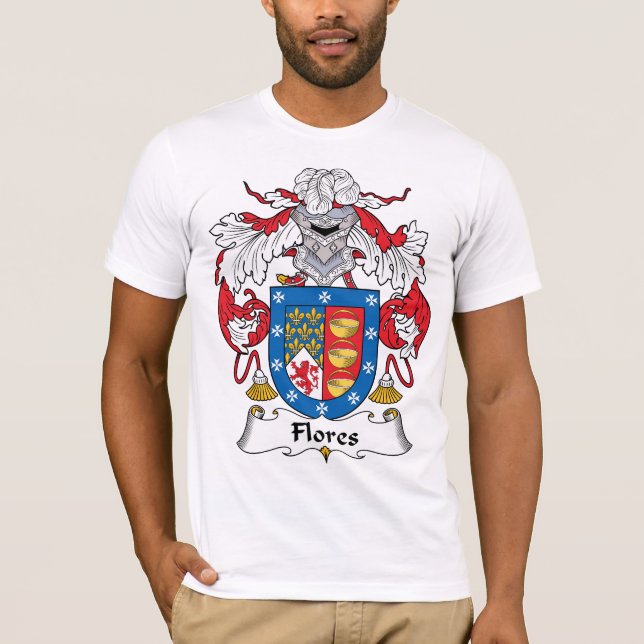 T-shirt Crête de famille de Flores (Devant)