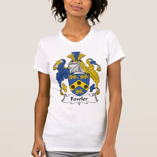 T-shirt Crête de famille de Fowler (Devant)