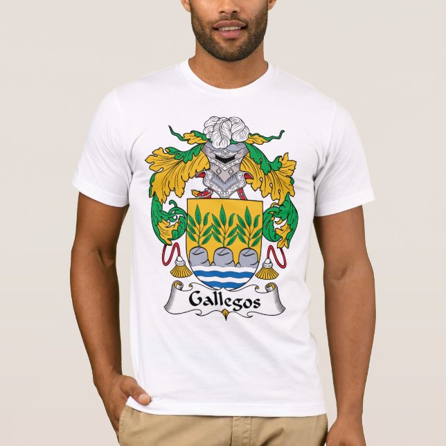 T-shirt Crête de famille de Gallegos (Devant)