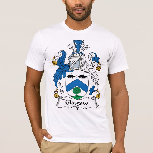 T-shirt Crête de famille de Glasgow (Devant)