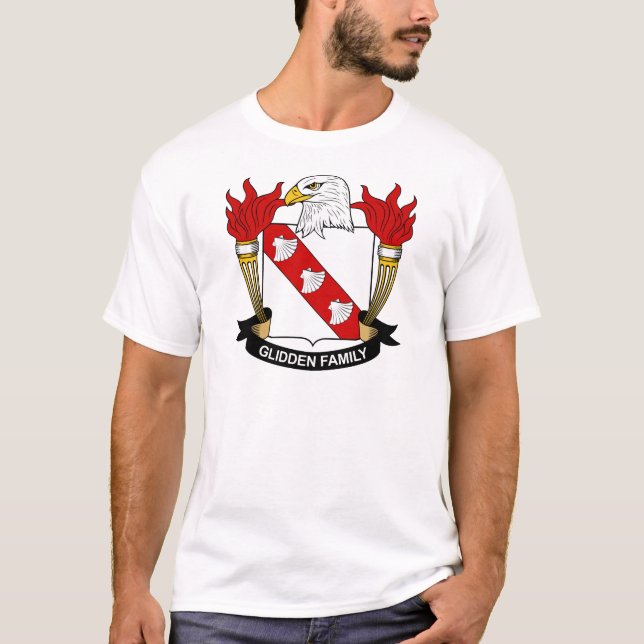 T-shirt Crête de famille de Glidden (Devant)