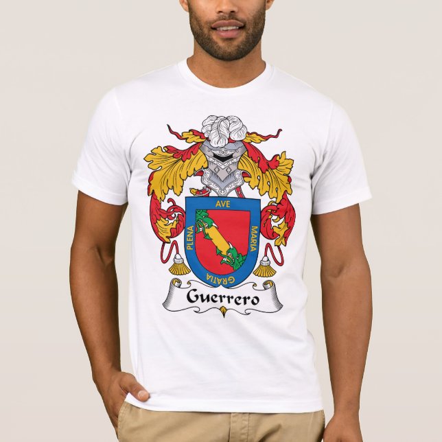 T-shirt Crête de famille de Guerrero (Devant)