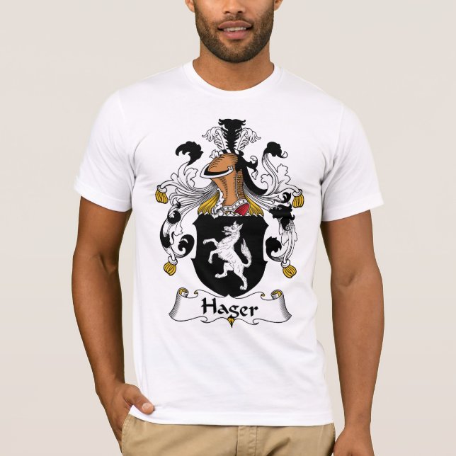 T-shirt Crête de famille de Hager (Devant)