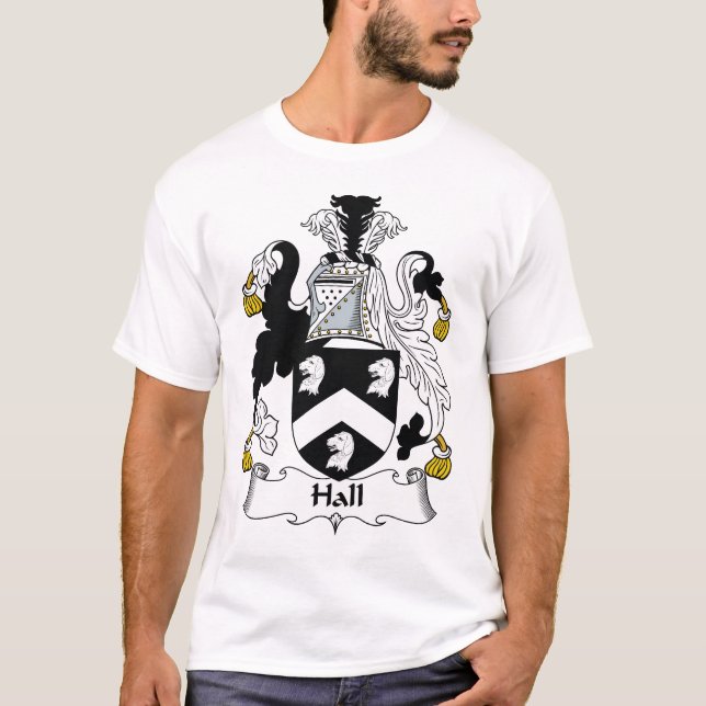 T-shirt Crête de famille de Hall (Devant)