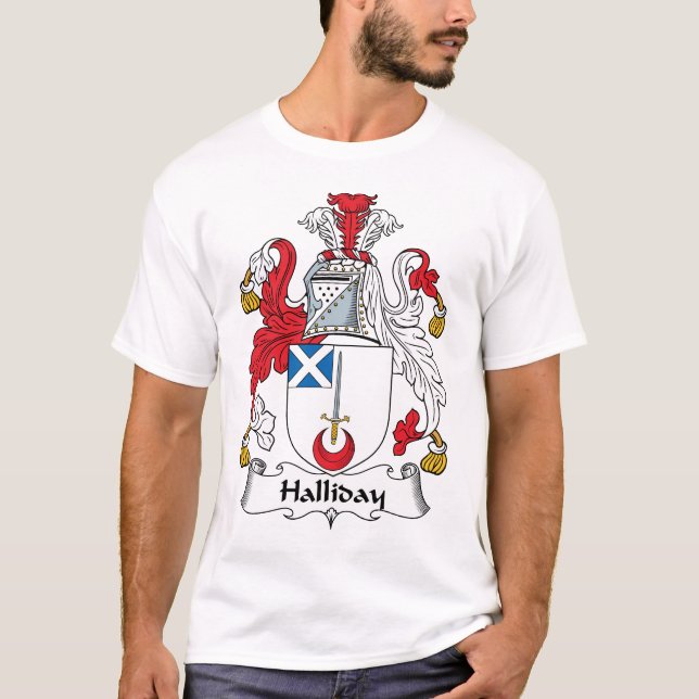 T-shirt Crête de famille de Halliday (Devant)