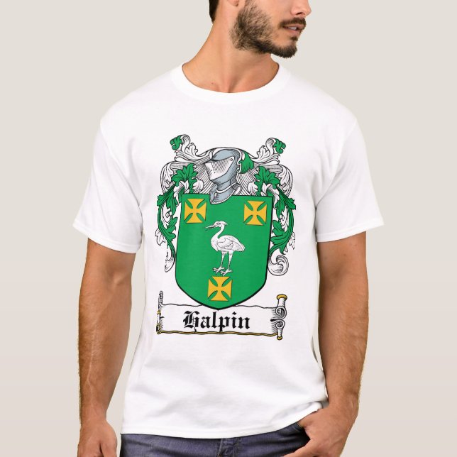 T-shirt Crête de famille de Halpin (Devant)
