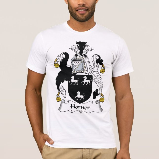 T-shirt Crête de famille de Horner (Devant)