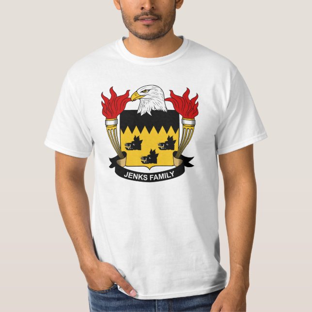 T-shirt Crête de famille de Jenks (Devant)