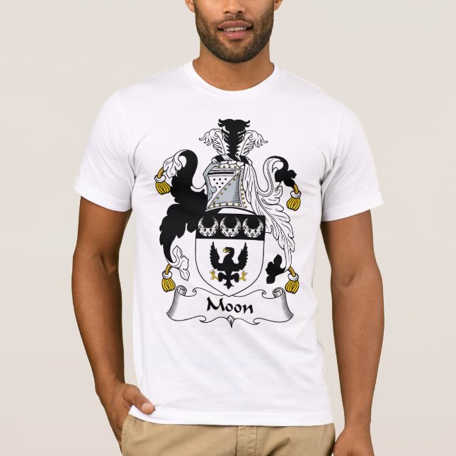 T-shirt Crête de famille de lune (Devant)