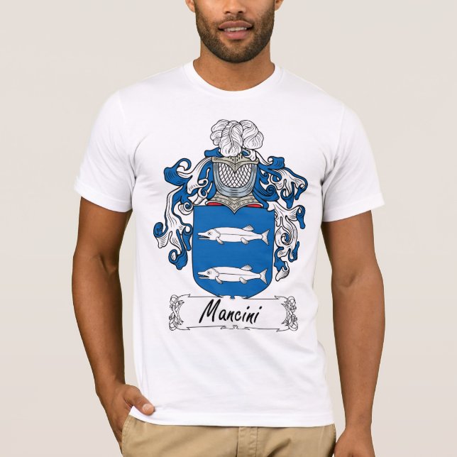 T-shirt Crête de famille de Mancini (Devant)