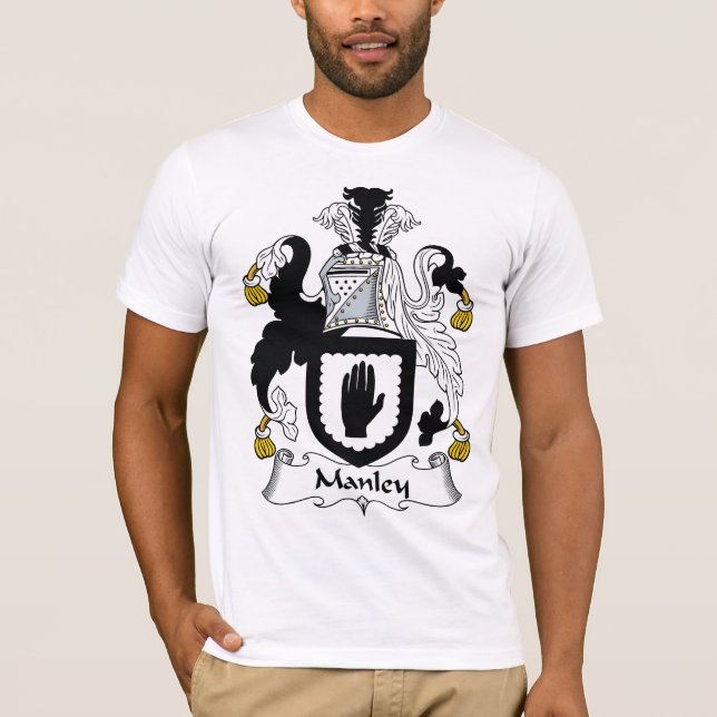 T-shirt Crête de famille de Manley (Devant)