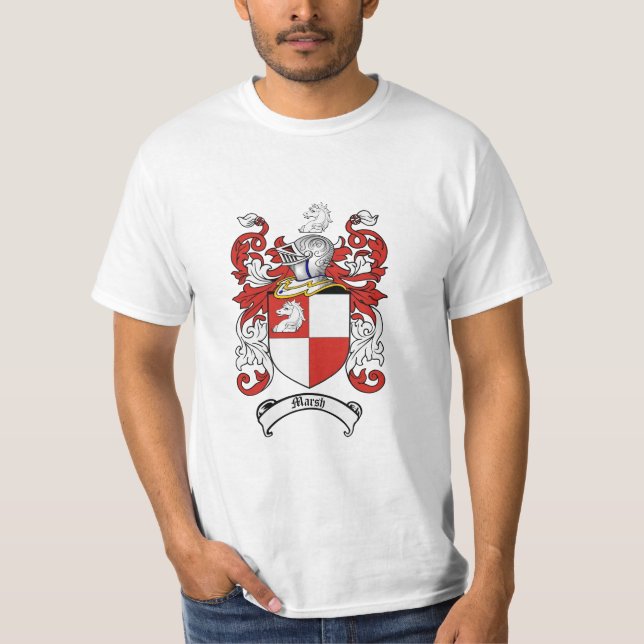 T-shirt Crête de famille de marais - manteau de marais des (Devant)