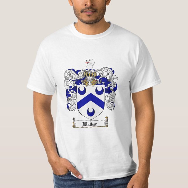 T-shirt Crête de famille de marcheur - manteau de marcheur (Devant)