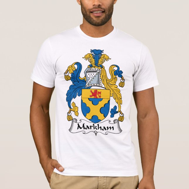 T-shirt Crête de famille de Markham (Devant)