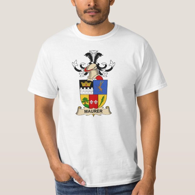 T-shirt Crête de famille de Maurer (Devant)