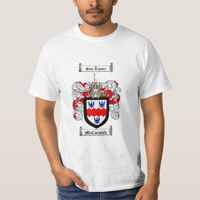 T-shirt Crête de famille de Mccormick - manteau de (Devant)