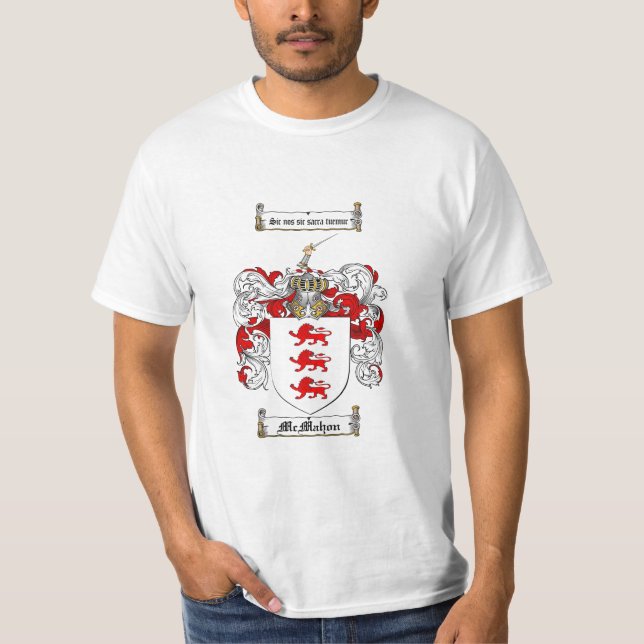 T-shirt Crête de famille de Mcmahon - manteau de Mcmahon (Devant)