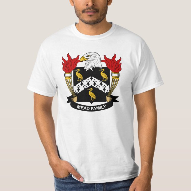 T-shirt Crête de famille de Mead (Devant)