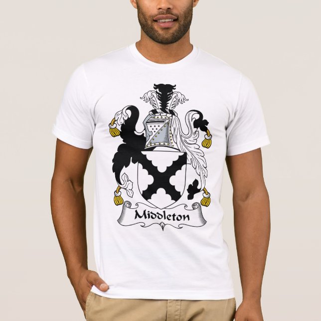 T-shirt Crête de famille de Middleton (Devant)