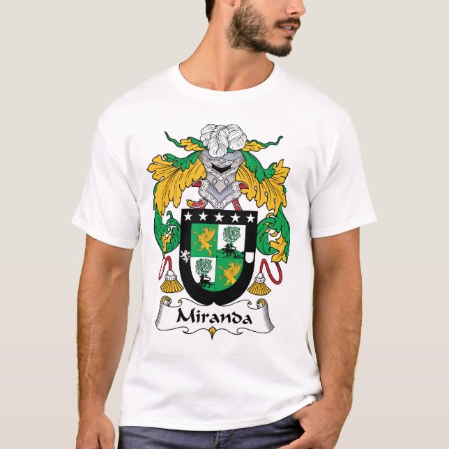T-shirt Crête de famille de Miranda (Devant)