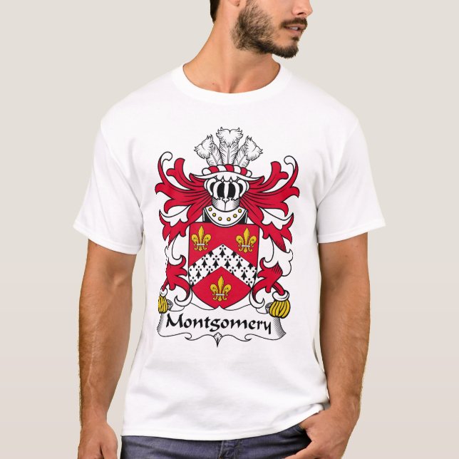 T-shirt Crête de famille de Montgomery (Devant)