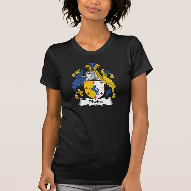 T-shirt Crête de famille de Phelps (Devant)