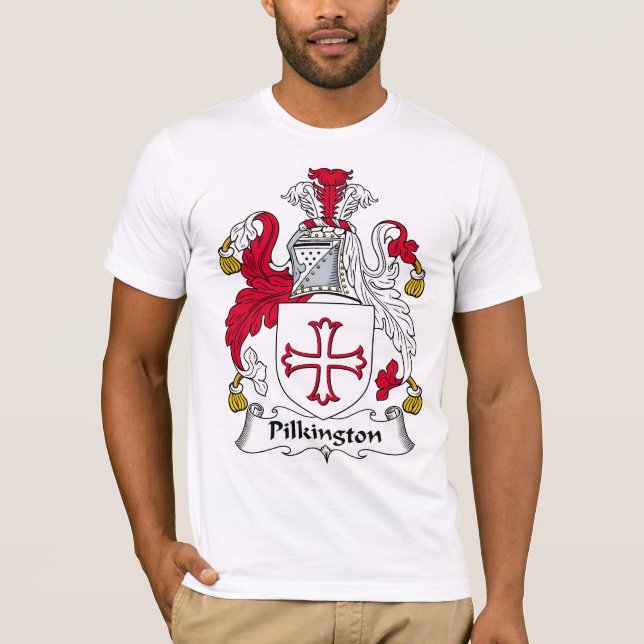 T-shirt Crête de famille de Pilkington (Devant)