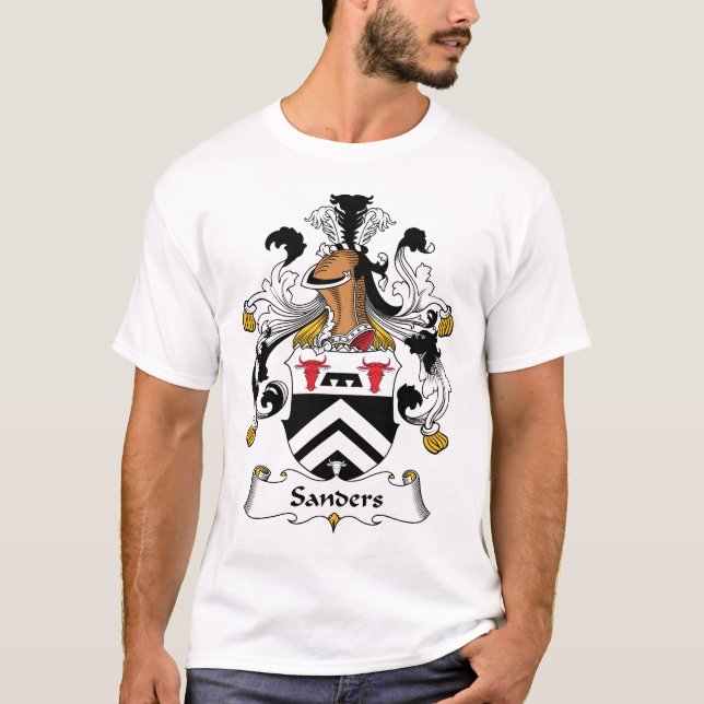 T-shirt Crête de famille de ponceuses (Devant)