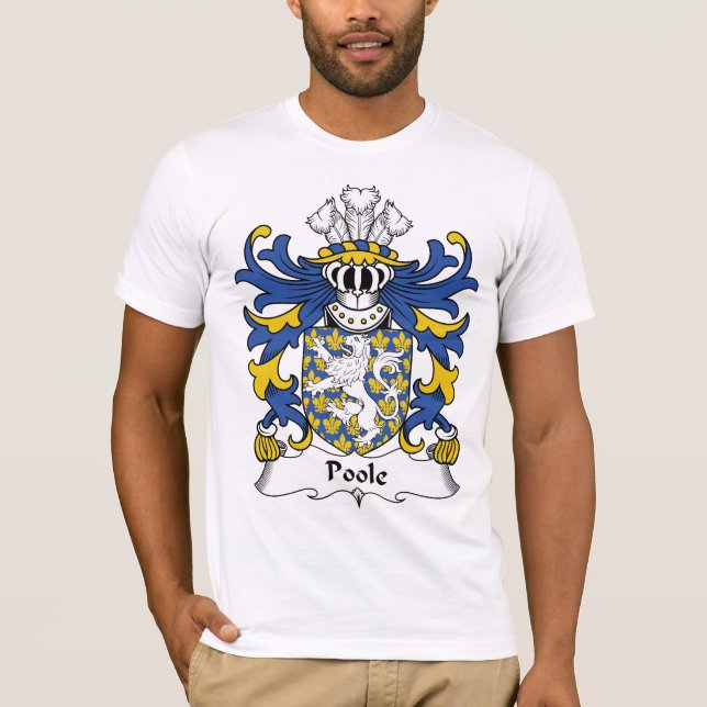 T-shirt Crête de famille de Poole (Devant)