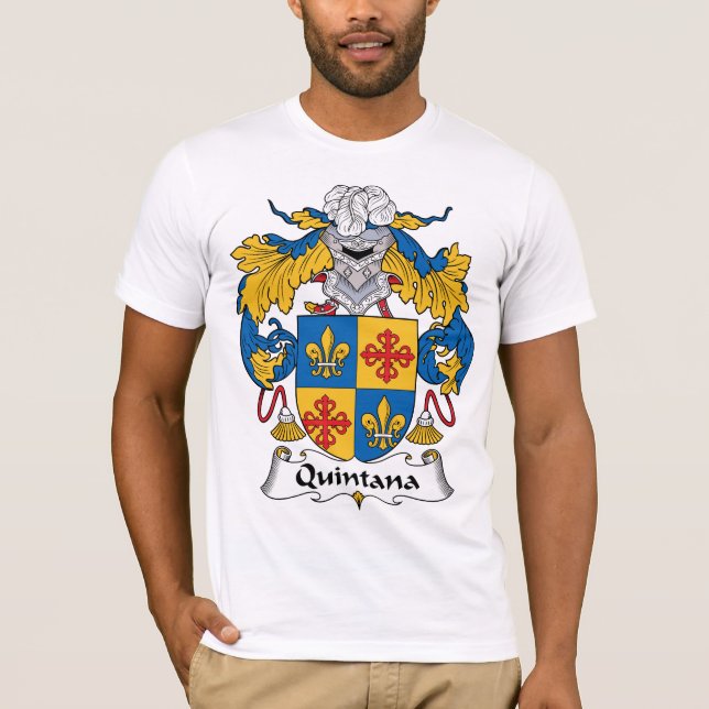 T-shirt Crête de famille de Quintana (Devant)