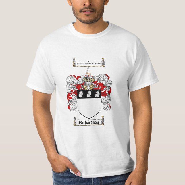 T-shirt Crête de famille de Richardson - manteau de (Devant)