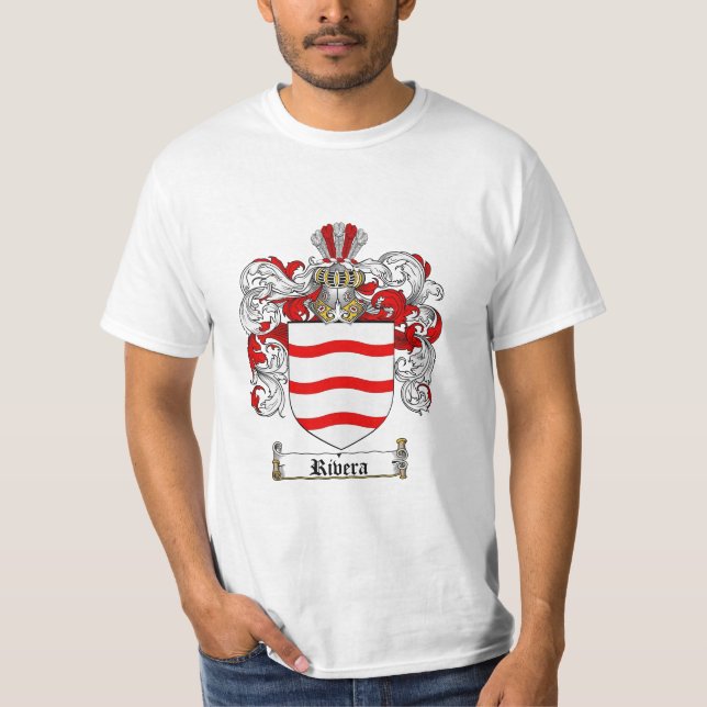 T-shirt Crête de famille de Rivera - manteau de Rivera des (Devant)