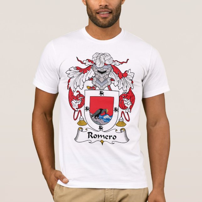 T-shirt Crête de famille de Romero (Devant)
