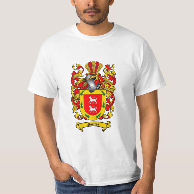 T-shirt Crête de famille de Romero - manteau de Romero des (Devant)