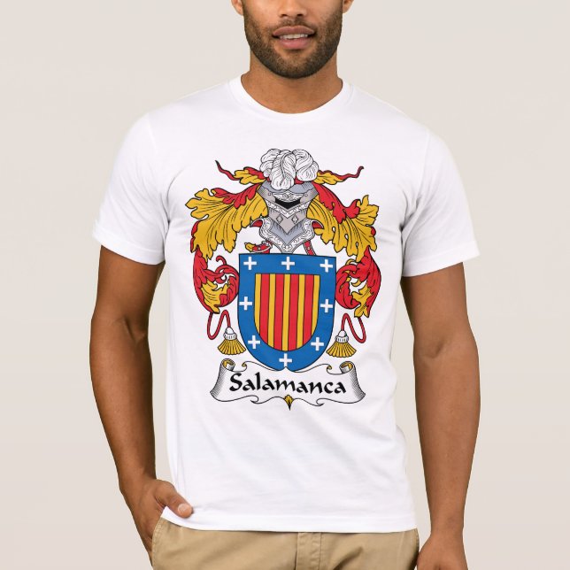 T-shirt Crête de famille de Salamanque (Devant)