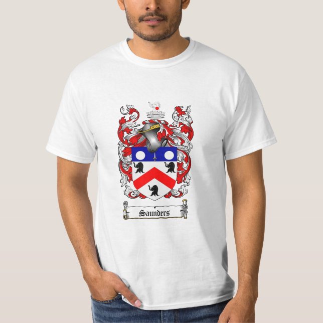 T-shirt Crête de famille de Saunders - manteau de Saunders (Devant)